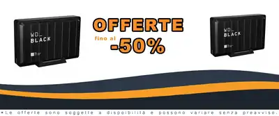Black D10 Game Drive 8TB - Velocità di Trasferimento Elevata