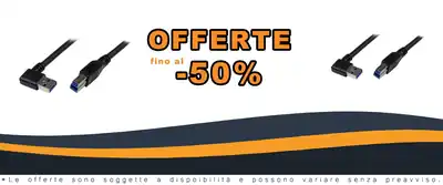 Cavo USB 3.0 Superspeed Startech.Com 3Mnero Angolo Destro
