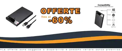Hard Disk Esterno Ultra Sottile 1 TB USB 3.0