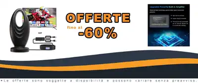 Antenna TV 2025 Digitale HD 2200 Miglia
