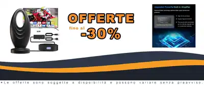 Antenna TV 2025 HD con Portata 2200 Miglia