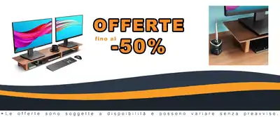 Aothia Grande Ripiano a Doppio Schermo in Legno di Noce con Cavigli di Cork Ecologico per Laptop/TV/PC/Stampa Ufficio Accessori (Noce)