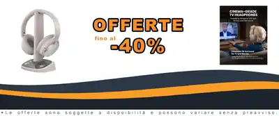 Avantree Crescendo 3D - Cuffie Wireless per TV con Audio 3D
