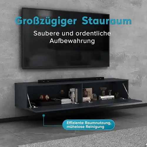 Doppio Fernsehschrank per Soggiorno - Pannello per TV 100 cm - Dettaglio