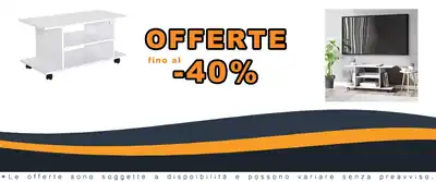 HOMCOM Cassapanca con Scaffalatura per TV da 42 pollici