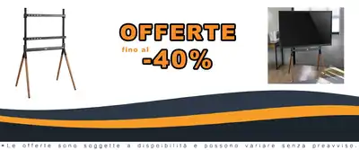 Maclean TV Stand per TV fino a 40kg - Scaffale Universale per QLED OLED Plasma