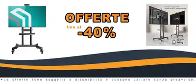 Onkron TS1891-B Pannellificio TV da Pavimento 50-90 Pollici