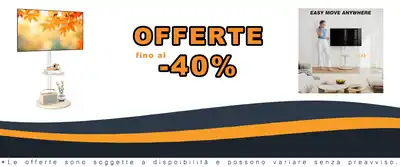RFIVER Supporto TV per Pavimento Mobile in Legno