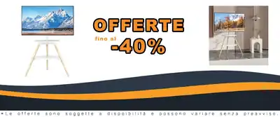 5Rcom Cavalletto TV 2 Shleves Girevoli Regolabili per TV LED LCD OLED