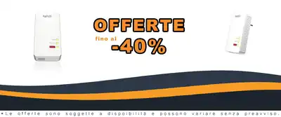 Fritz!Powerline 1260 WLAN Single Adapter - Estensione Rete Velocità